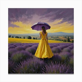 'Lavender' Canvas Print