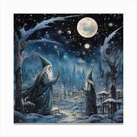Wizard And The Witch Canvas Print
