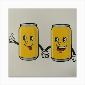 Cans Of Soda Canvas Print