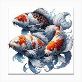 Fish of Koi Carp 1 Canvas Print