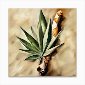 Cigarette Plant Canvas Print