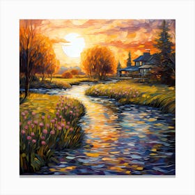 Canvas Whispers: Captivating Brushstrokes Canvas Print