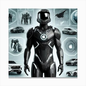 Futuristic Man 215 Canvas Print