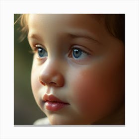 Portrait Of A Child Canvas Print