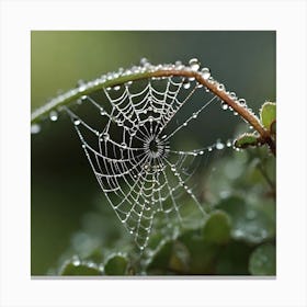 Spider Web Canvas Print