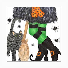 Witch Legs. 1 Canvas Print