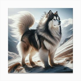 Husky dog 2 Canvas Print