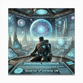 A Depiction Of Dimensional Governors, High Ranking Canvas Print