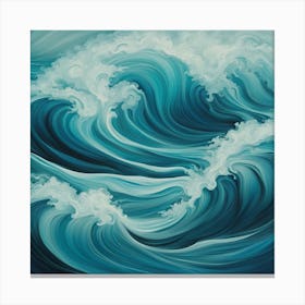 Ocean Waves 9 Canvas Print