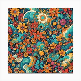 Floral Pattern 1 Canvas Print