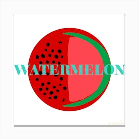 Watermelon Canvas Print