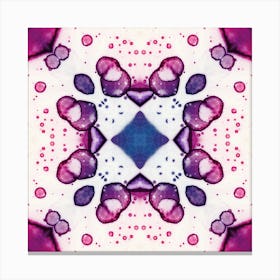 Violet Star Abstraction 1 Canvas Print