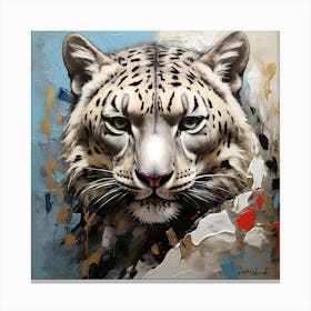 Snow leopard 1 Canvas Print