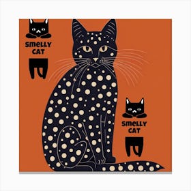 Black cat Canvas Print