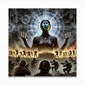 Queen Sorath Psychological Warfare Canvas Print