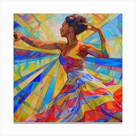 Dancer In The Sun Canvas Print