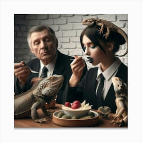 Lizards 4 Canvas Print