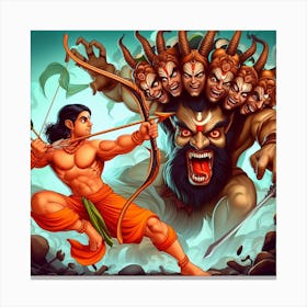 Lord Rama Canvas Print