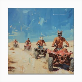 Four Wheelers Of The Apocalypse 2 Fy S Canvas Print