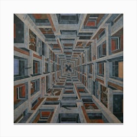 'The Maze' Print Canvas Print
