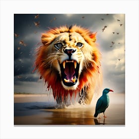 King is here Canvas Print