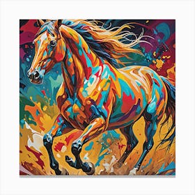 Horse Painting 1 Canvas Print