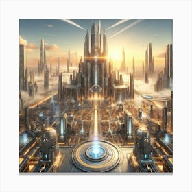 Capital City Converted Canvas Print