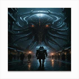 Octopus Canvas Print