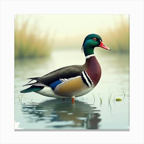 Wood Duck Canvas Print