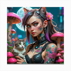 Cyberfairy Canvas Print