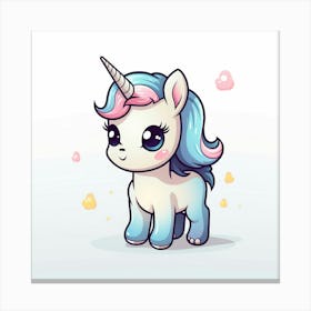 Cute Unicorn 634 Canvas Print