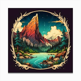 Mountain Landscape 13 Canvas Print