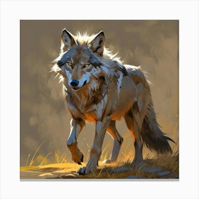 Wolf Painting 2 Canvas Print