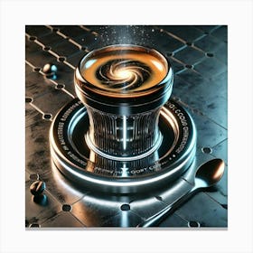 A Futuristic Drink Named Comet Pressed Espresso, Canvas Print