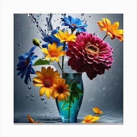 Flowers In A Vase 74 Canvas Print