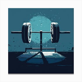 Barbell Canvas Print