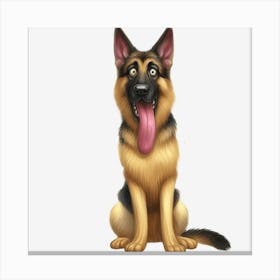 German Shepherd Dog 14 Canvas Print