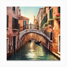Venice Canal 1 Canvas Print