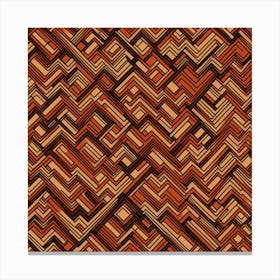  A Seamless Pattern Asymmetrical Zigzags And Jagged Lines, Herringbone Inspired Pattern, 140 Canvas Print