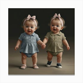 Twins 2 Canvas Print