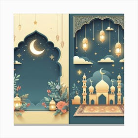 Ramadan Banners 1 Canvas Print