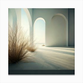 Room With Arches Canvas Print