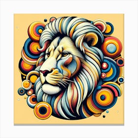 Lion Head 7 Canvas Print