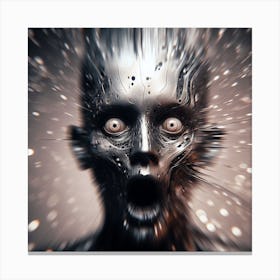 Alien Face Canvas Print