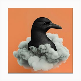 Bird In The Clouds Canvas Print