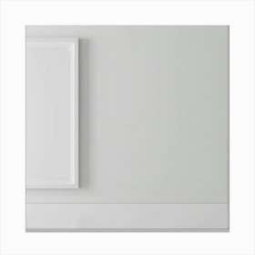 Blank Frame On The Wall Canvas Print