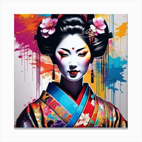 Geisha 141 Canvas Print