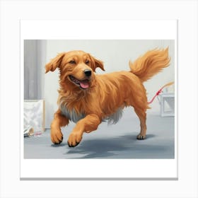 Golden Retriever 1 Canvas Print