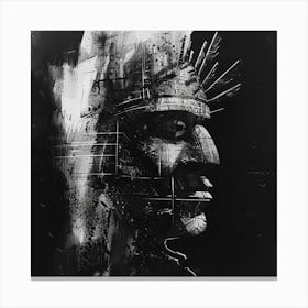 Head Of The Gods Canvas Print