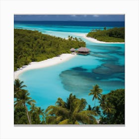 Scuba Diving In The Maldives Canvas Print